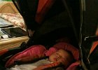 IMG 1365  5 Nov 2012 - Trying on the stroller for the trip the next day..
